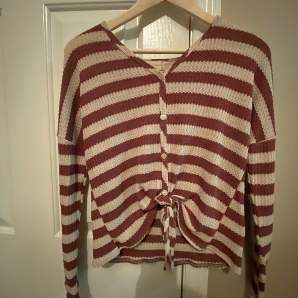 TIE BLOUSE